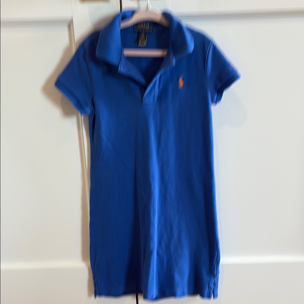 Ralph Lauren Blue Polo Shirt Classic Piqué Knit